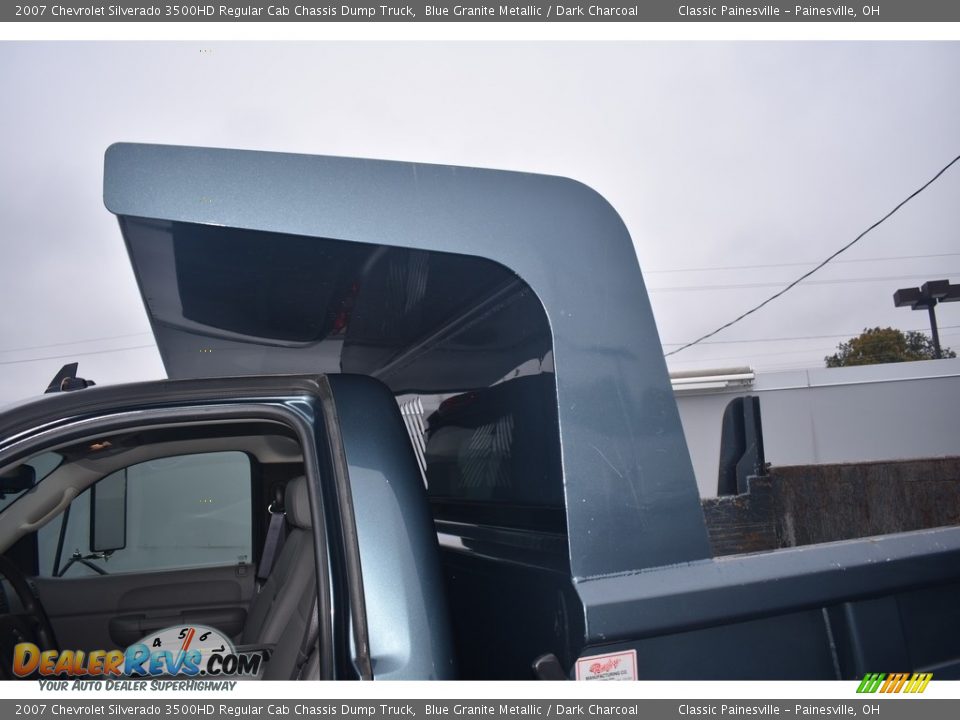 2007 Chevrolet Silverado 3500HD Regular Cab Chassis Dump Truck Blue Granite Metallic / Dark Charcoal Photo #11