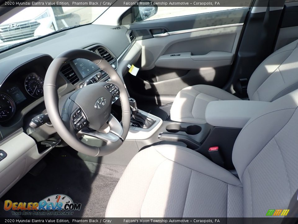 2020 Hyundai Elantra Value Edition Phantom Black / Gray Photo #11