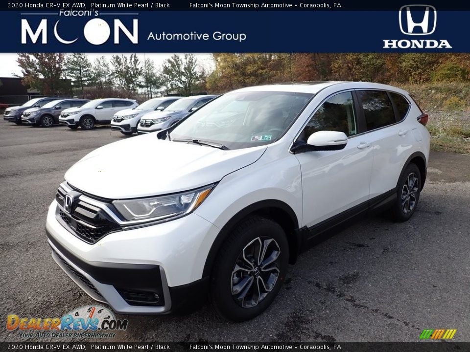 2020 Honda CR-V EX AWD Platinum White Pearl / Black Photo #1