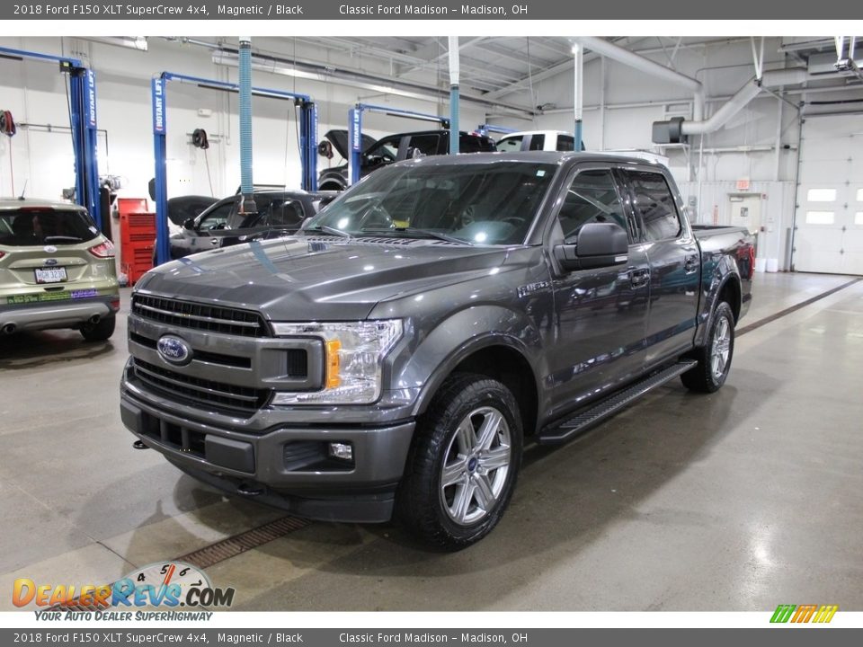 2018 Ford F150 XLT SuperCrew 4x4 Magnetic / Black Photo #1