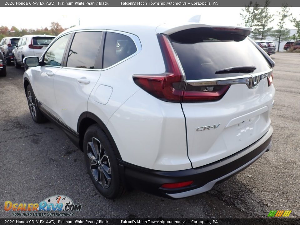 2020 Honda CR-V EX AWD Platinum White Pearl / Black Photo #3