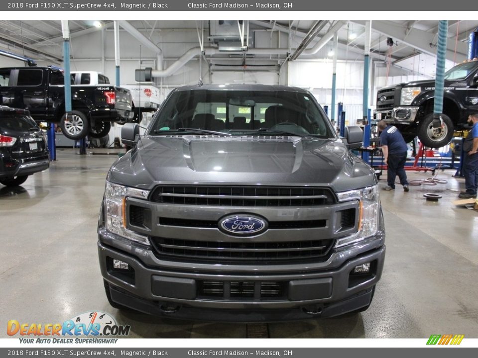 2018 Ford F150 XLT SuperCrew 4x4 Magnetic / Black Photo #2