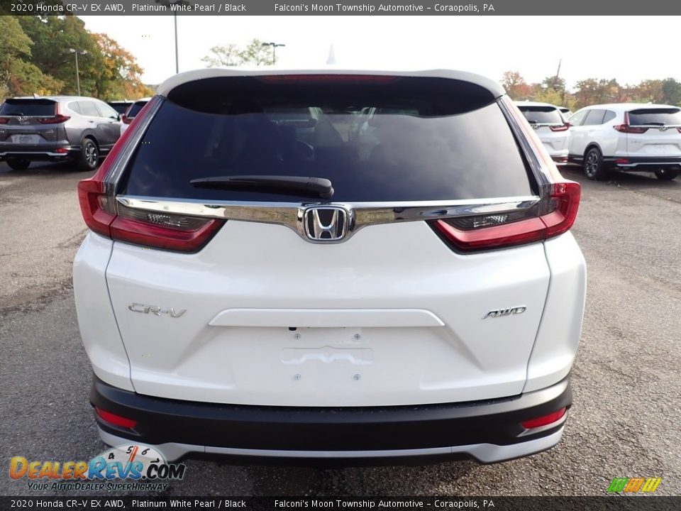 2020 Honda CR-V EX AWD Platinum White Pearl / Black Photo #4