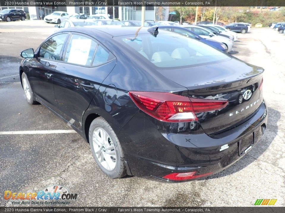 2020 Hyundai Elantra Value Edition Phantom Black / Gray Photo #6