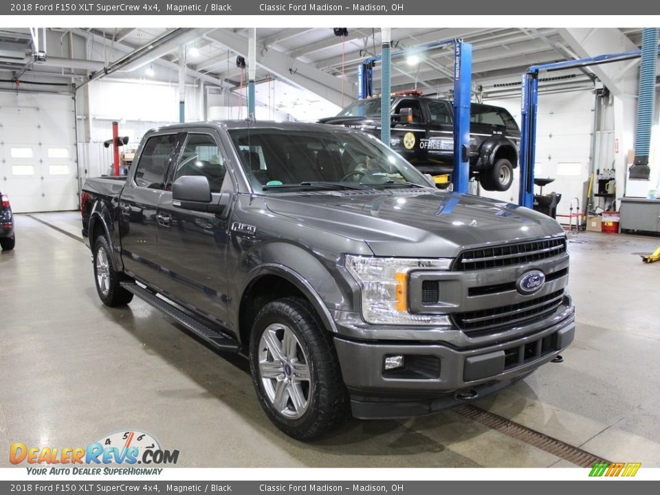 2018 Ford F150 XLT SuperCrew 4x4 Magnetic / Black Photo #3