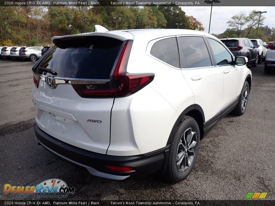 2020 Honda CR-V EX AWD Platinum White Pearl / Black Photo #5