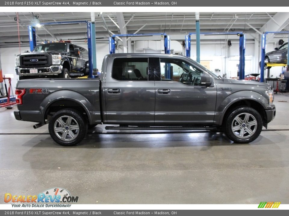 2018 Ford F150 XLT SuperCrew 4x4 Magnetic / Black Photo #4