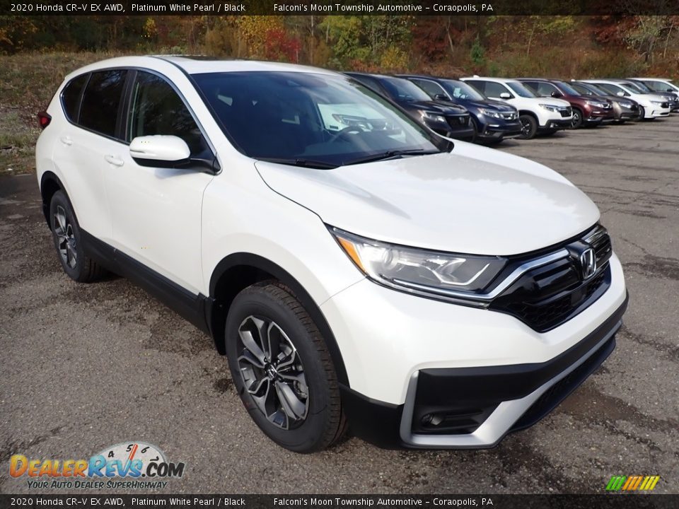 2020 Honda CR-V EX AWD Platinum White Pearl / Black Photo #6