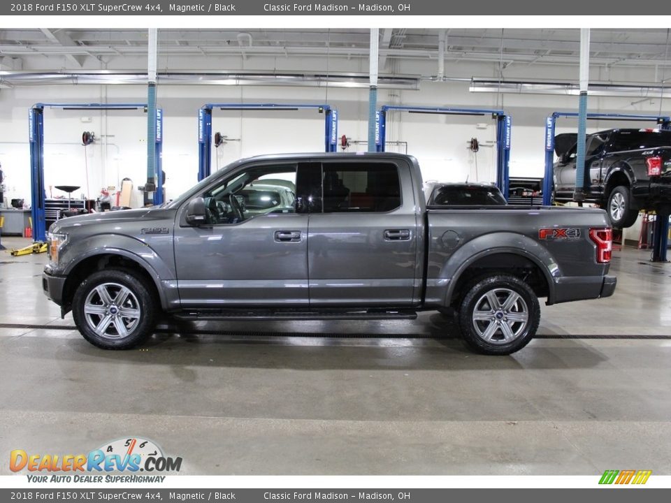 2018 Ford F150 XLT SuperCrew 4x4 Magnetic / Black Photo #8
