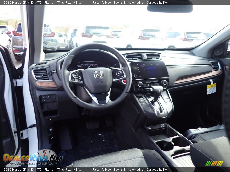 2020 Honda CR-V EX AWD Platinum White Pearl / Black Photo #10