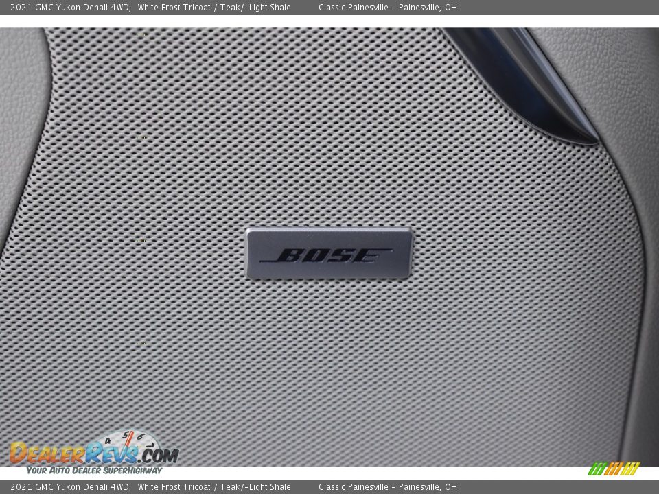2021 GMC Yukon Denali 4WD White Frost Tricoat / Teak/­Light Shale Photo #11