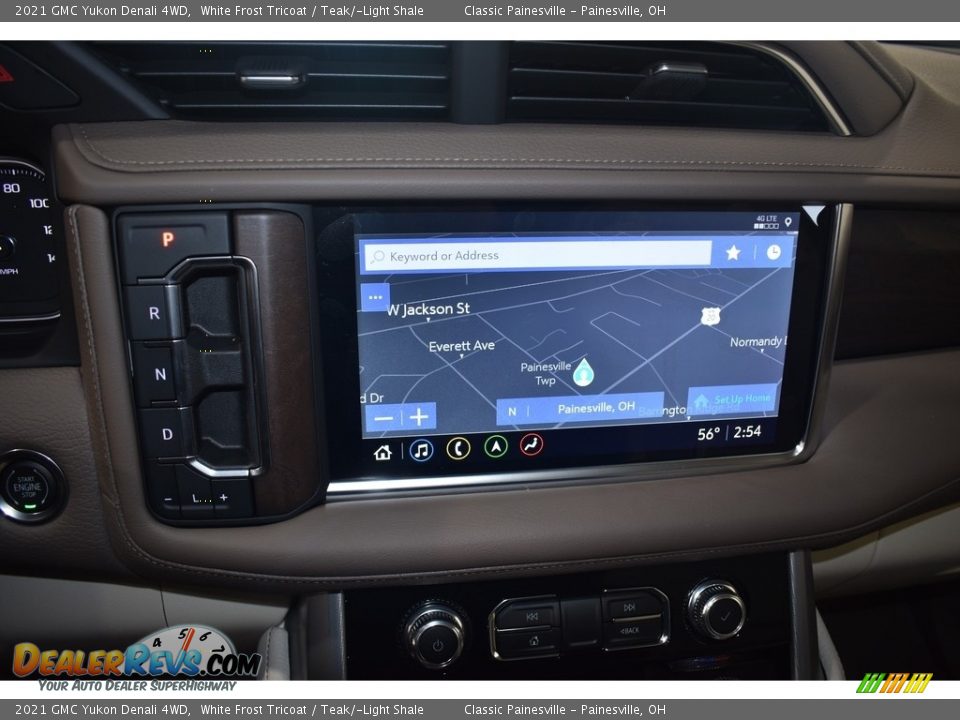 2021 GMC Yukon Denali 4WD White Frost Tricoat / Teak/­Light Shale Photo #14
