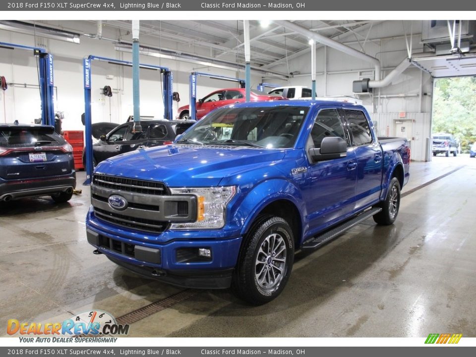 2018 Ford F150 XLT SuperCrew 4x4 Lightning Blue / Black Photo #1