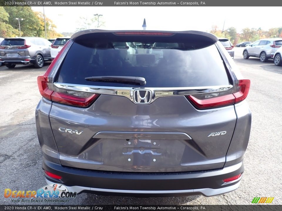 2020 Honda CR-V EX AWD Modern Steel Metallic / Gray Photo #4