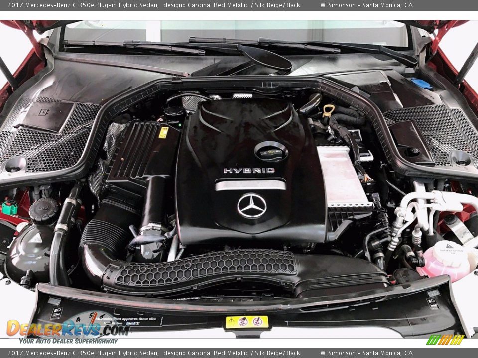 2017 Mercedes-Benz C 350e Plug-in Hybrid Sedan 2.0 Liter e DI Turbocharged DOHC 16-Valve VVT 4 Cylinder Gasoline/Electric Hybrid Engine Photo #9