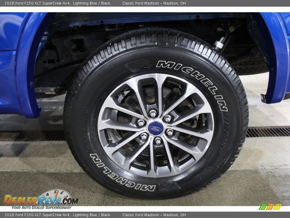 2018 Ford F150 XLT SuperCrew 4x4 Lightning Blue / Black Photo #14