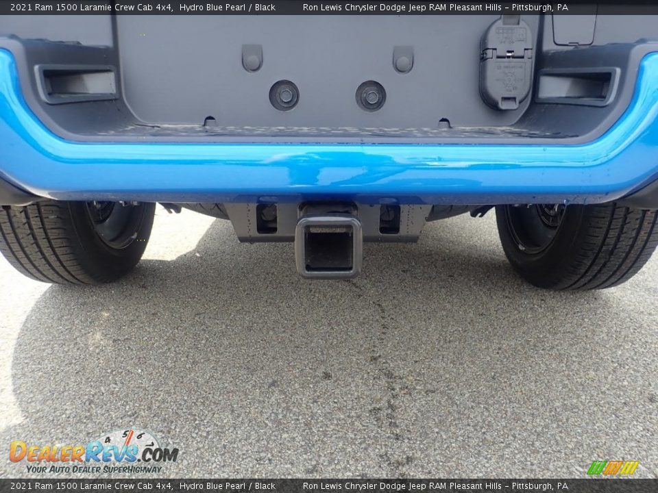 2021 Ram 1500 Laramie Crew Cab 4x4 Hydro Blue Pearl / Black Photo #9