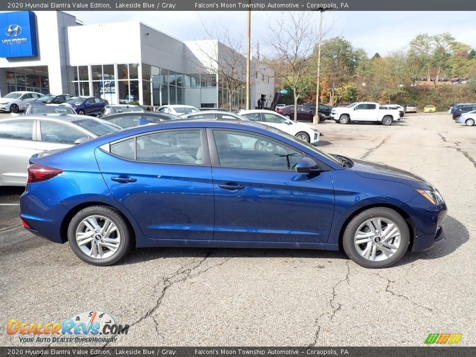 2020 Hyundai Elantra Value Edition Lakeside Blue / Gray Photo #1