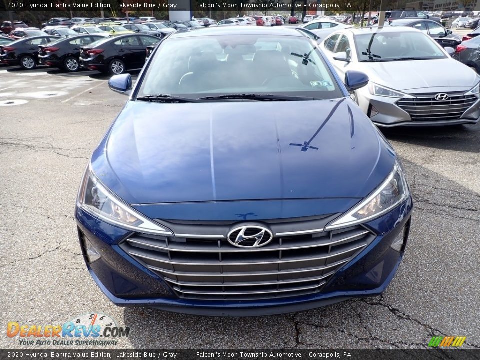 2020 Hyundai Elantra Value Edition Lakeside Blue / Gray Photo #4