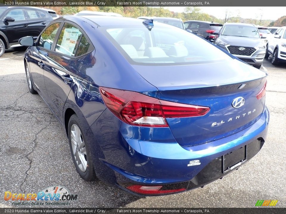 2020 Hyundai Elantra Value Edition Lakeside Blue / Gray Photo #6