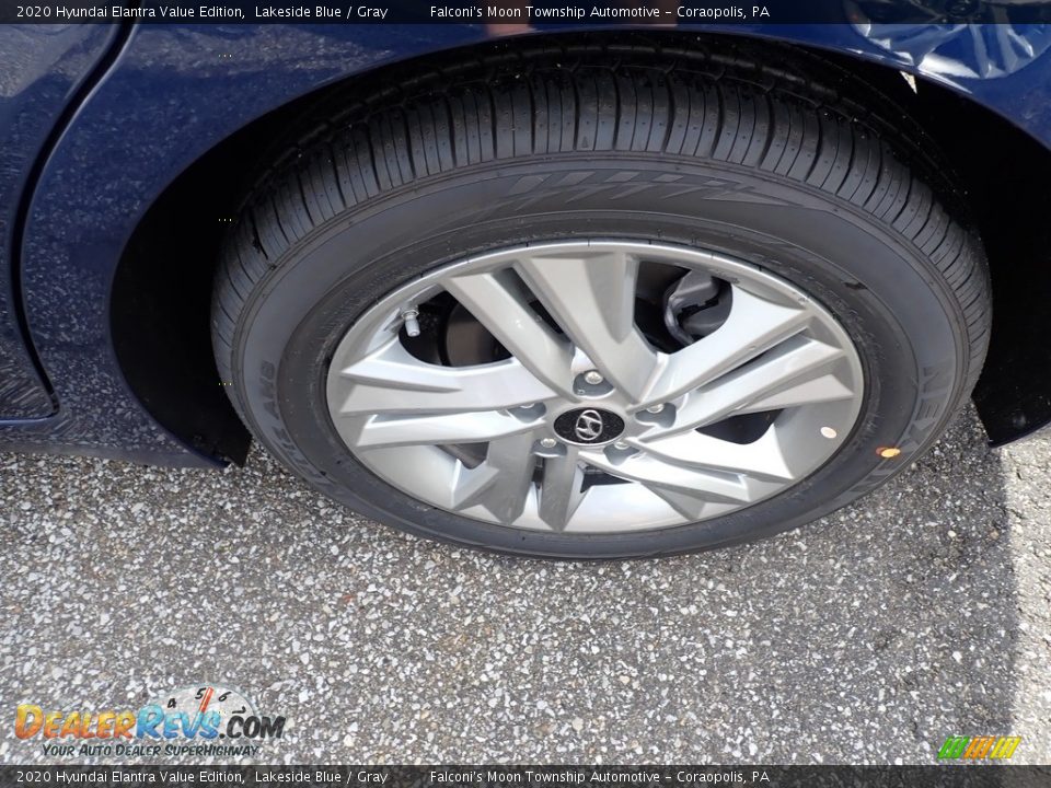 2020 Hyundai Elantra Value Edition Lakeside Blue / Gray Photo #7