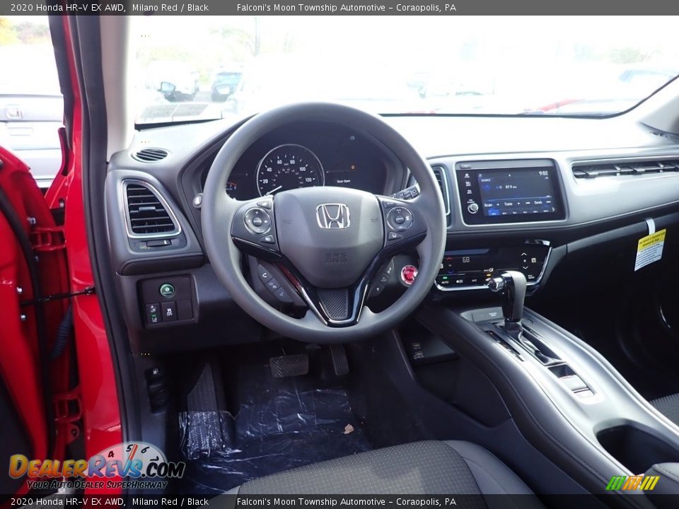 Dashboard of 2020 Honda HR-V EX AWD Photo #10