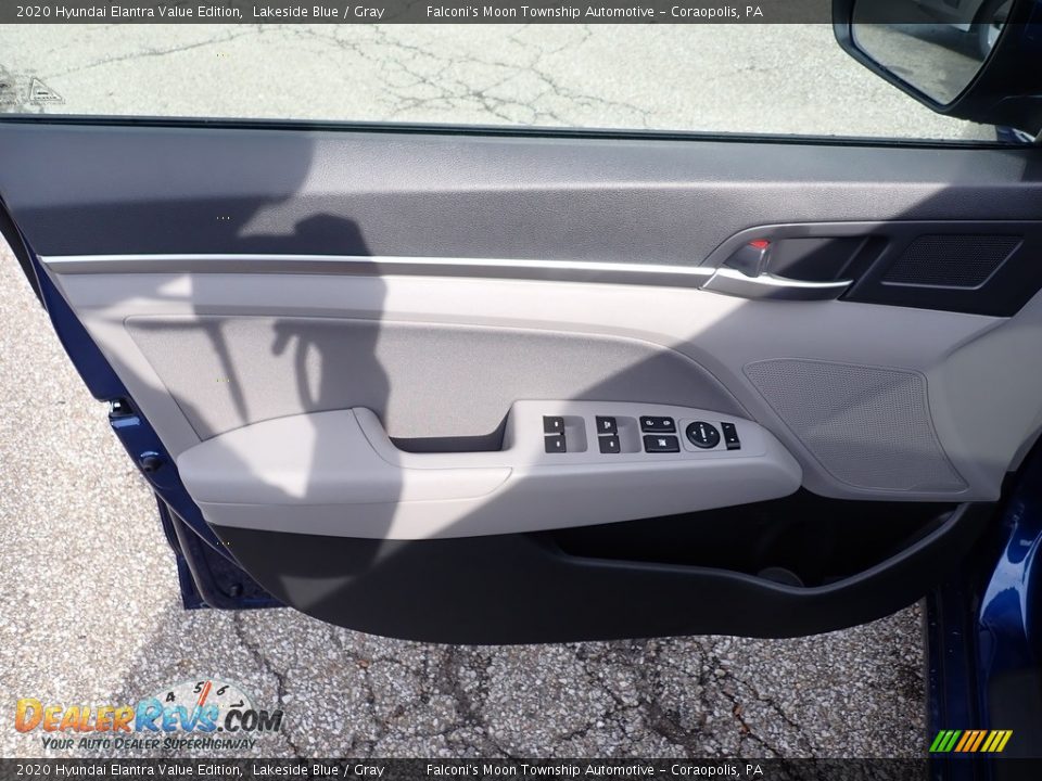 2020 Hyundai Elantra Value Edition Lakeside Blue / Gray Photo #11