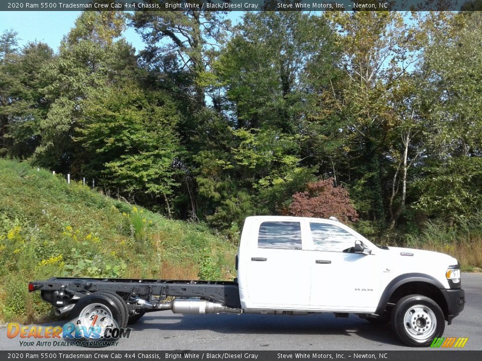 2020 Ram 5500 Tradesman Crew Cab 4x4 Chassis Bright White / Black/Diesel Gray Photo #5