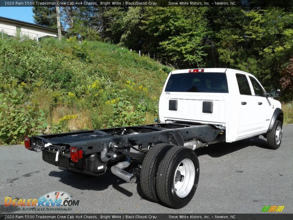 2020 Ram 5500 Tradesman Crew Cab 4x4 Chassis Bright White / Black/Diesel Gray Photo #6