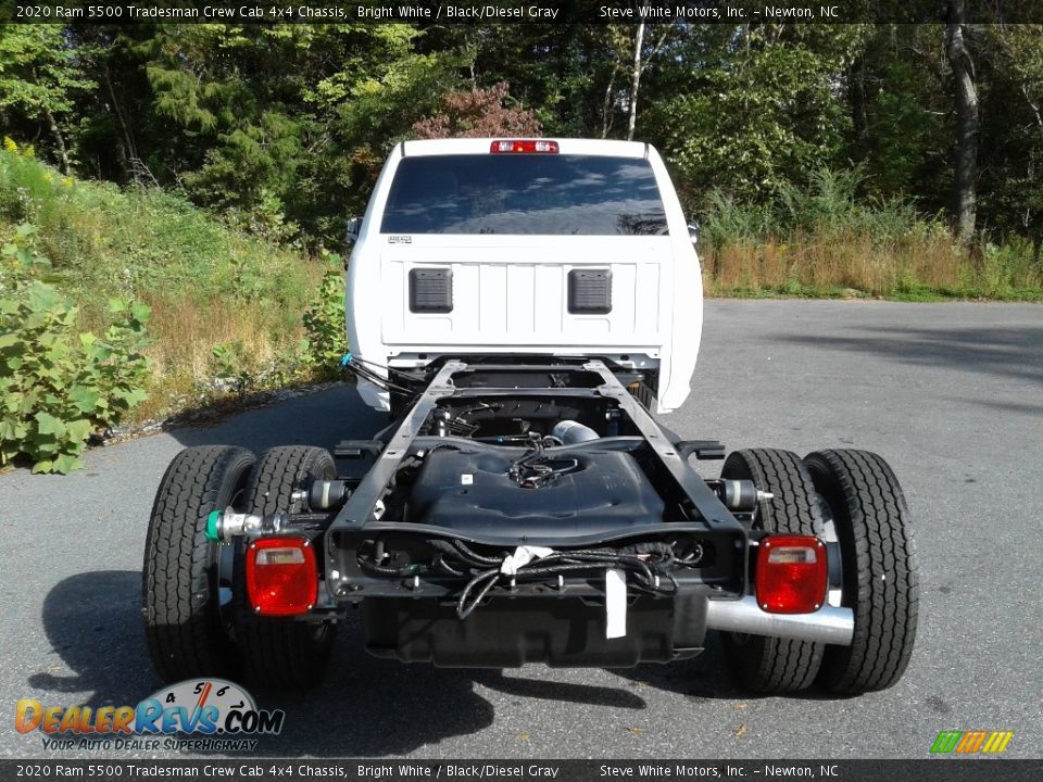 2020 Ram 5500 Tradesman Crew Cab 4x4 Chassis Bright White / Black/Diesel Gray Photo #7