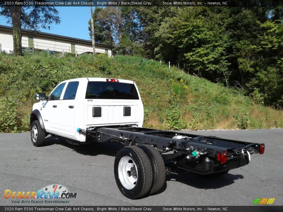 2020 Ram 5500 Tradesman Crew Cab 4x4 Chassis Bright White / Black/Diesel Gray Photo #8