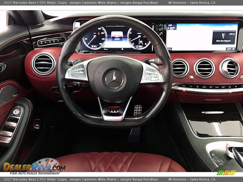 Dashboard of 2017 Mercedes-Benz S 550 4Matic Coupe Photo #4