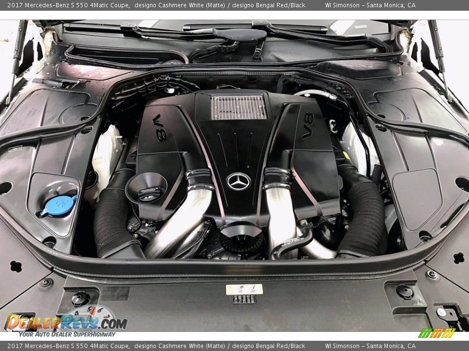 2017 Mercedes-Benz S 550 4Matic Coupe 4.7 Liter DI biturbo DOHC 32-Valve VVT V8 Engine Photo #9