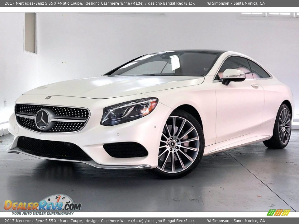 Front 3/4 View of 2017 Mercedes-Benz S 550 4Matic Coupe Photo #12