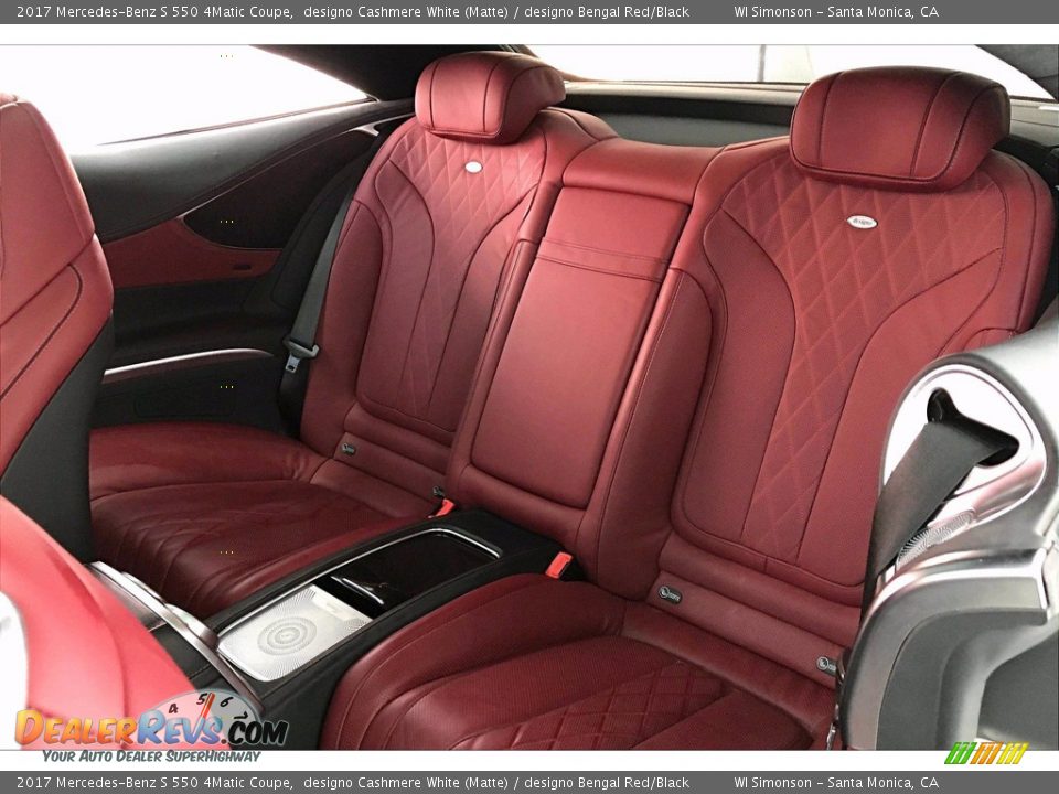 Rear Seat of 2017 Mercedes-Benz S 550 4Matic Coupe Photo #20