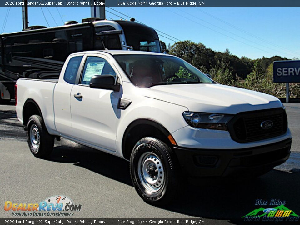 2020 Ford Ranger XL SuperCab Oxford White / Ebony Photo #8