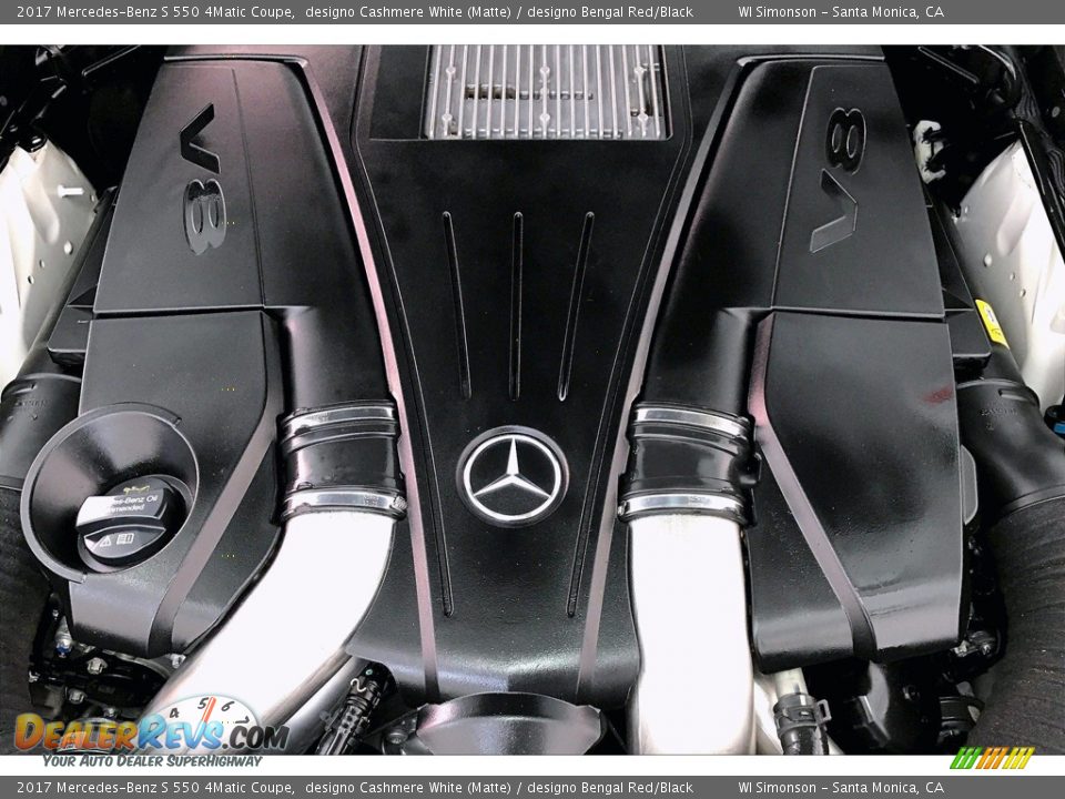 2017 Mercedes-Benz S 550 4Matic Coupe 4.7 Liter DI biturbo DOHC 32-Valve VVT V8 Engine Photo #32
