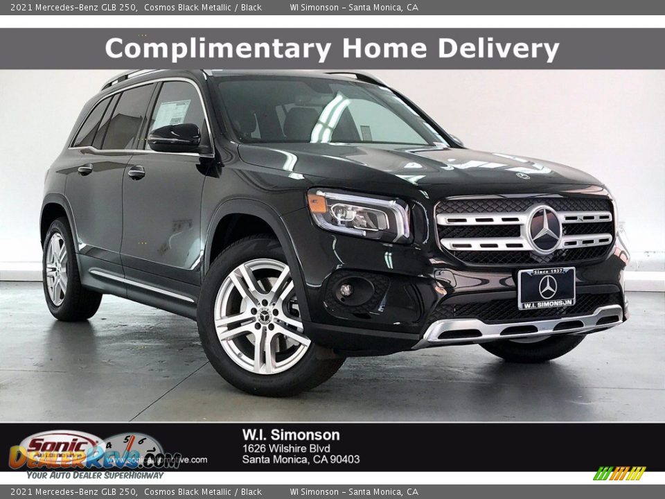 2021 Mercedes-Benz GLB 250 Cosmos Black Metallic / Black Photo #1