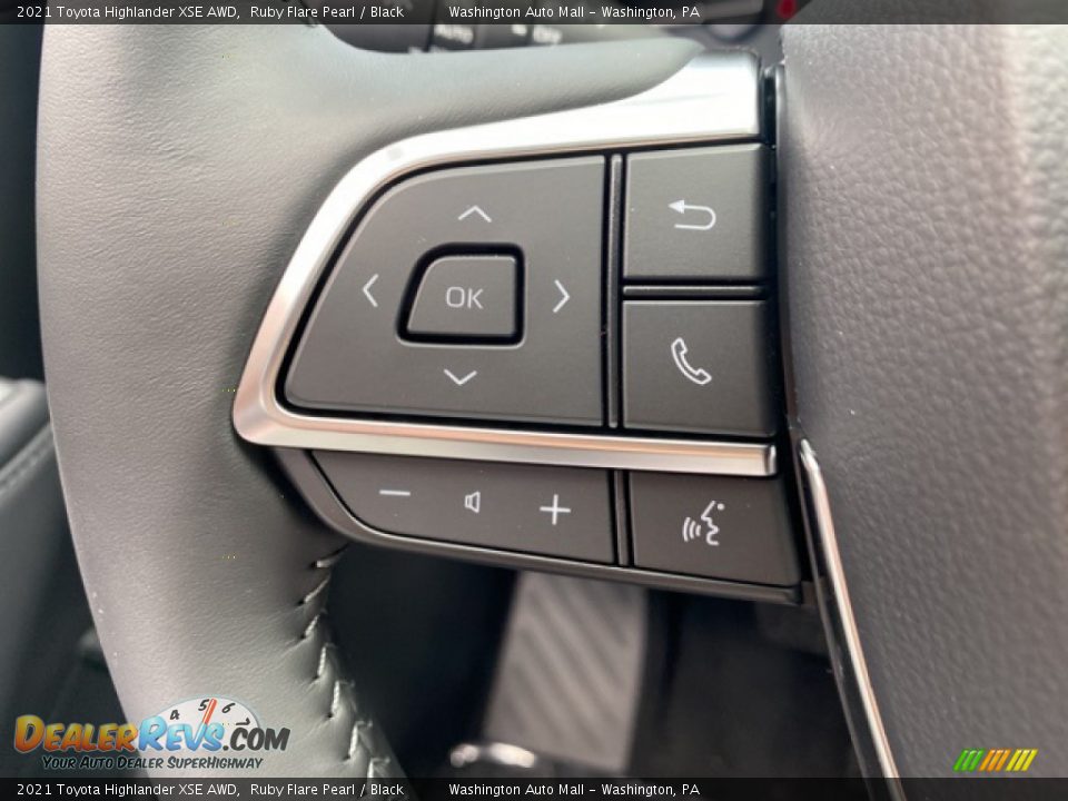 2021 Toyota Highlander XSE AWD Steering Wheel Photo #15
