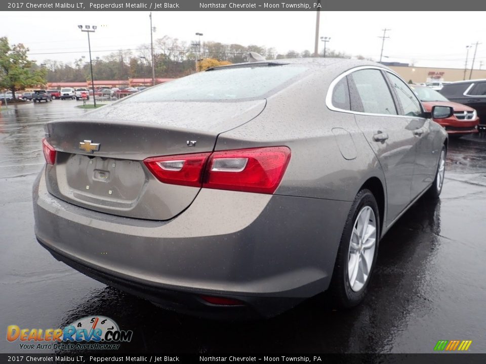 2017 Chevrolet Malibu LT Pepperdust Metallic / Jet Black Photo #8