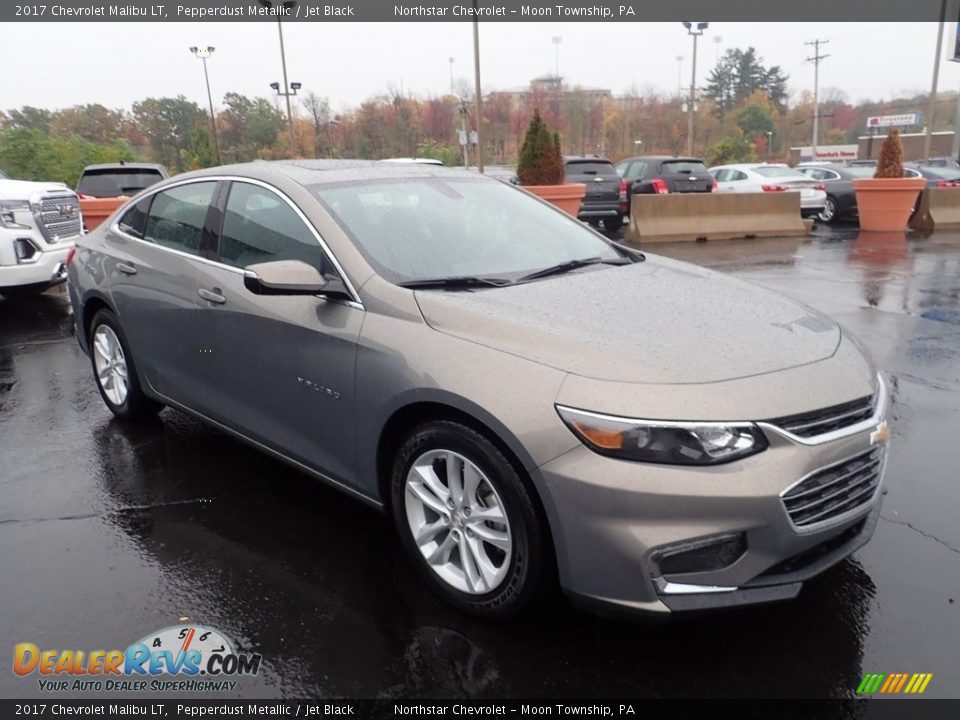 2017 Chevrolet Malibu LT Pepperdust Metallic / Jet Black Photo #11