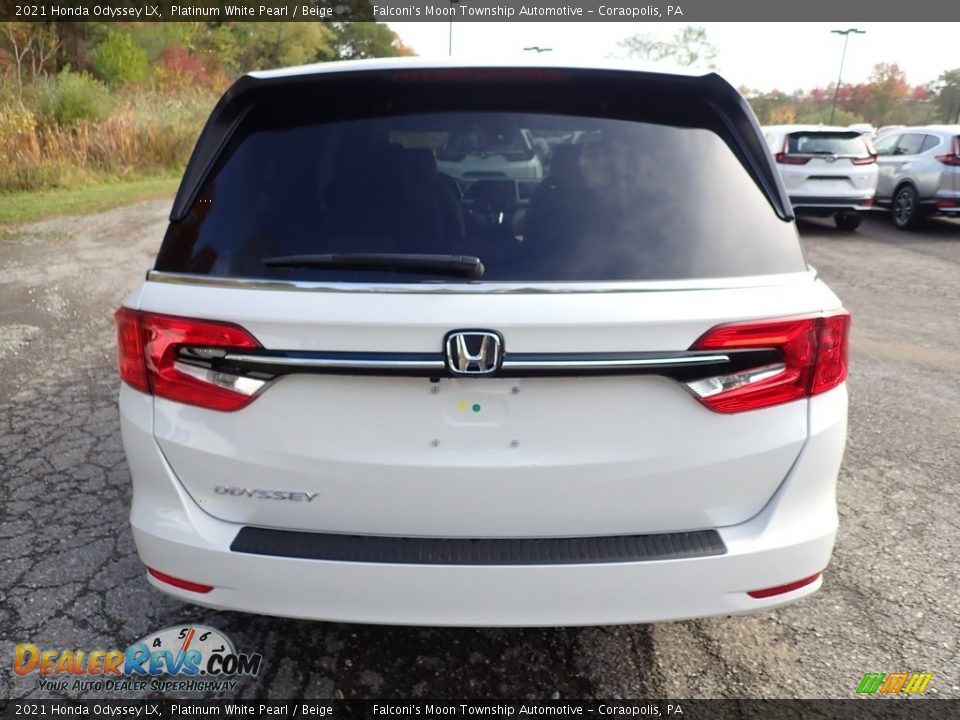 2021 Honda Odyssey LX Platinum White Pearl / Beige Photo #3