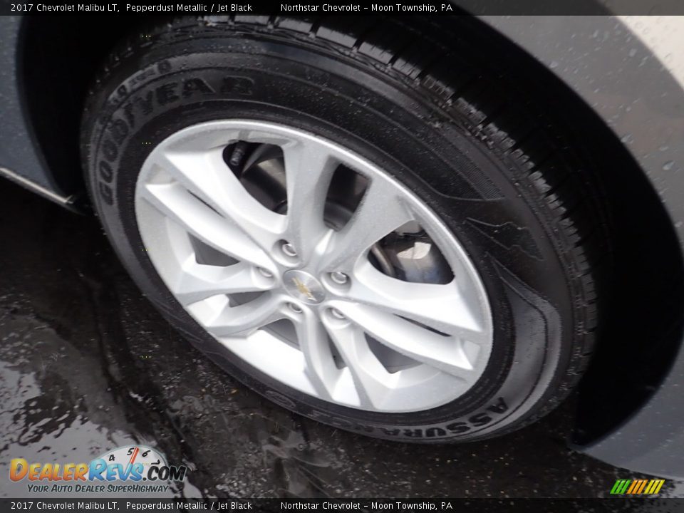 2017 Chevrolet Malibu LT Pepperdust Metallic / Jet Black Photo #14