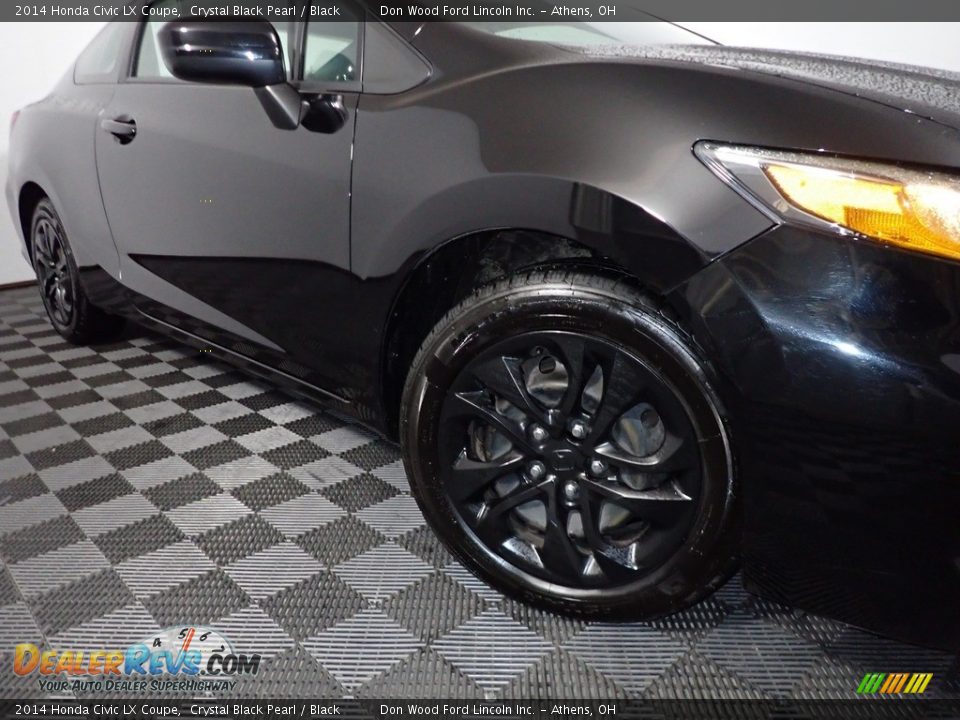 2014 Honda Civic LX Coupe Crystal Black Pearl / Black Photo #3