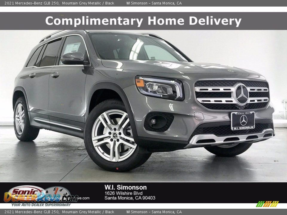 2021 Mercedes-Benz GLB 250 Mountain Grey Metallic / Black Photo #1