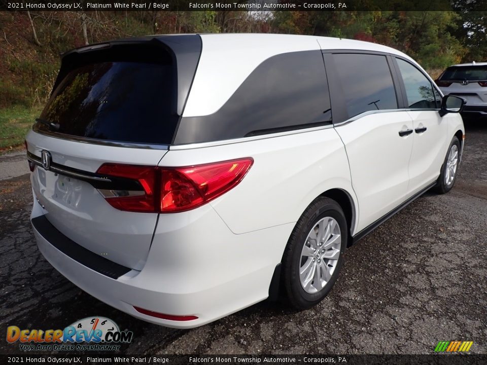 2021 Honda Odyssey LX Platinum White Pearl / Beige Photo #4
