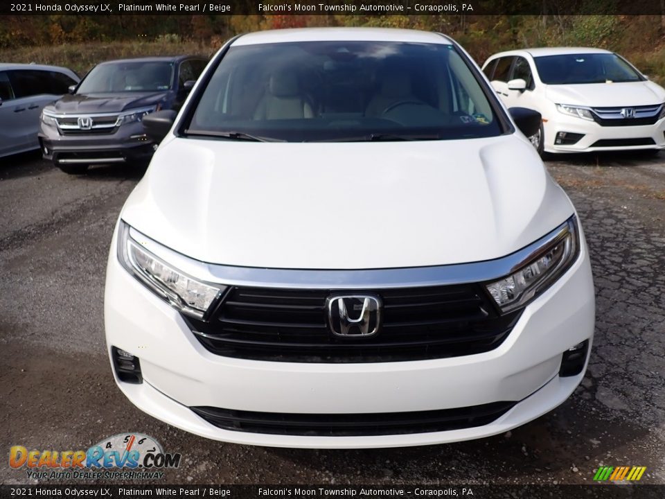 2021 Honda Odyssey LX Platinum White Pearl / Beige Photo #6