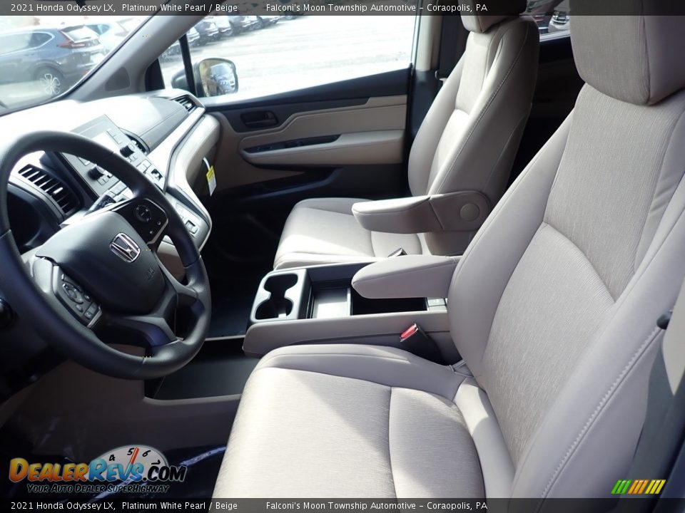 2021 Honda Odyssey LX Platinum White Pearl / Beige Photo #7
