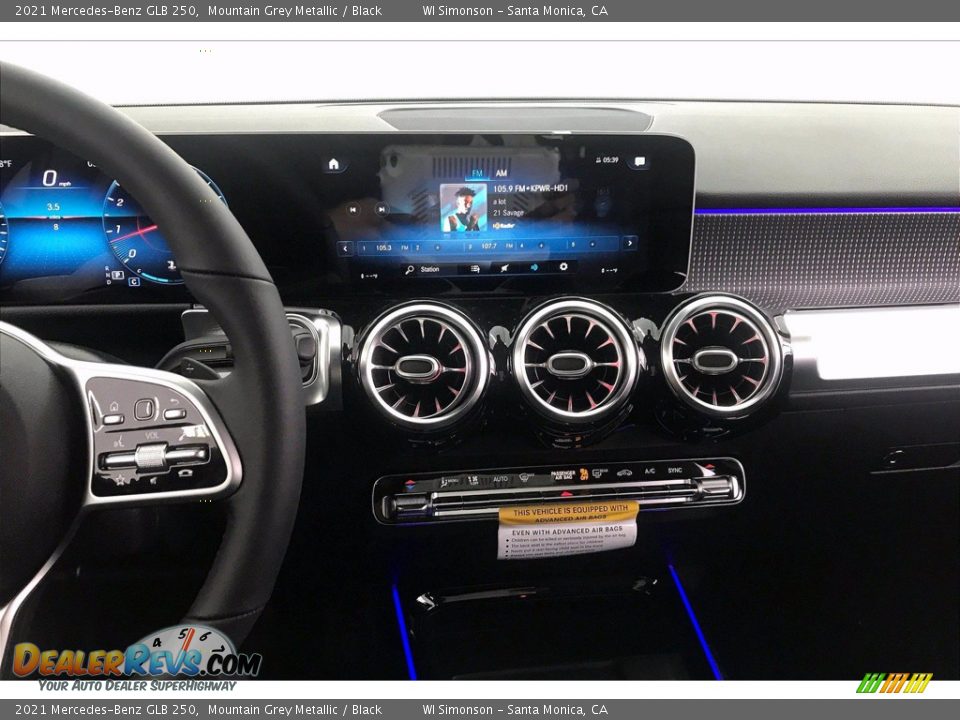 Controls of 2021 Mercedes-Benz GLB 250 Photo #6