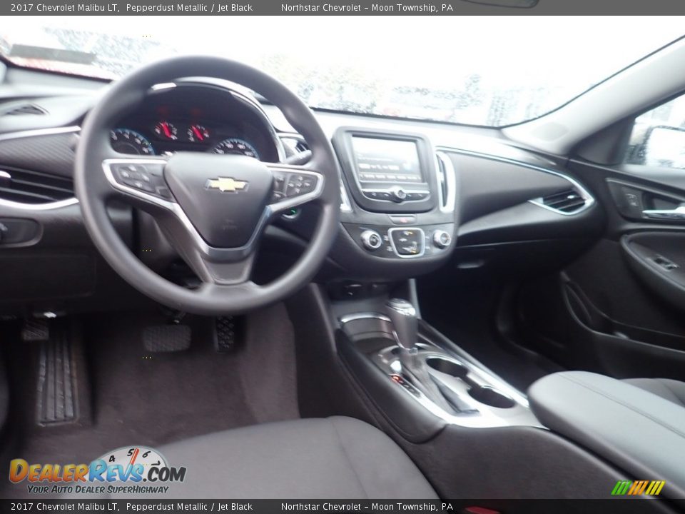 2017 Chevrolet Malibu LT Pepperdust Metallic / Jet Black Photo #22